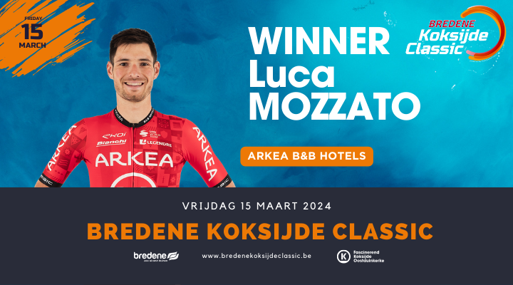 Luca Mozzato wint Bredene Koksijde Classic