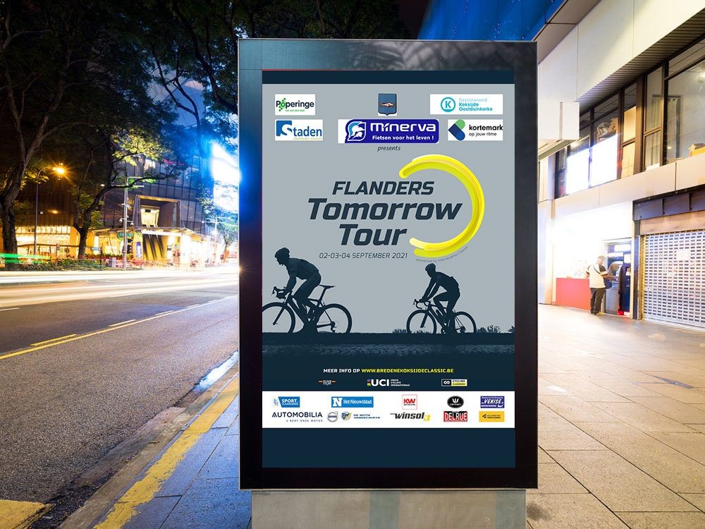 Affiche Flanders Tomorrow Tour Bredene Koksijde Classic Bredene